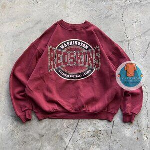 NFL Washington Redskins vintage Crewneck Sweatshirt, men women style y2k
